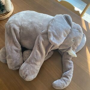 IKEA Gray Elephant Plush 24" - No Tags